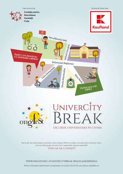Primăvara studenții din București merg în UniverCity Break
