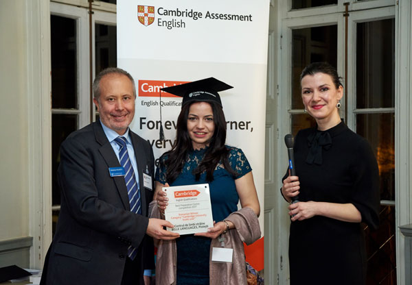 Si cel de-al doilea castigator al primei editii “Preparation Centre Awards” organizate de Cambridge Assessment English este Centrul de Limbi Straine Belle Languages, Ploiesti