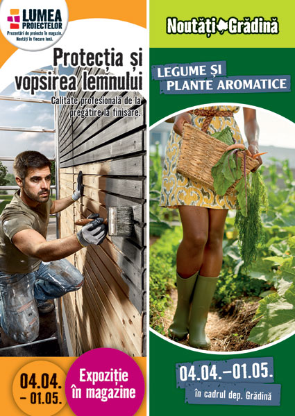 Cultivarea legumelor și a plantelor aromatice, protecția și vopsirea lemnului – proiectele lunii aprilie la HORNBACH