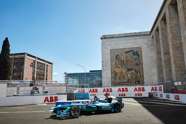Strong recovery performance on the streets of Rome goes unrewarded for MS&AD Andretti Formula E team