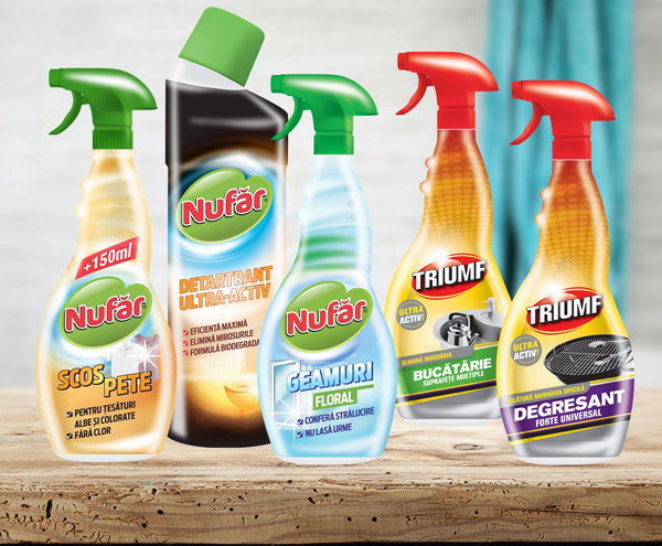 Farmec anunță creșterea vânzărilor pentru brandurile Nufăr şi Triumf și extinderea portofoliului de produse pentru curăţenia locuinţei