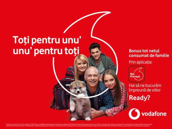 Clienții Vodafone România primesc bonusuri de date în funcție de traficul consumat de orice utilizator de date mobile, indiferent de rețea
