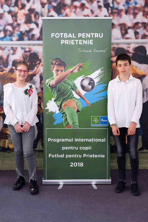 Fotbal pentru Prietenie 2018, Maria Dan si Victor Stancovici