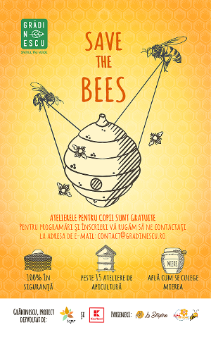 Kaufland România organizează ateliere de apicultură pentru copii - Save the bees