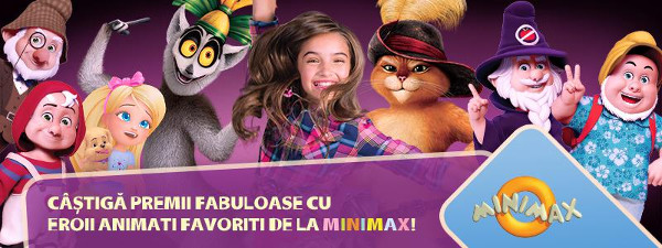 Minimax aduce desenele animate în parc, pe 1 și 2 iunie