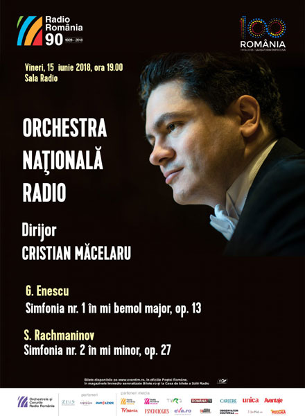 Din Statele Unite, pe scena Sălii Radio: Cristian Măcelaru dirijează Enescu și Rachmaninov