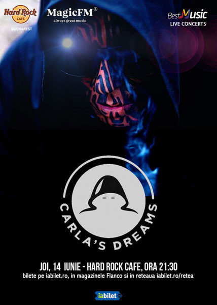 Carla’s Dreams: doua concerte la Hard Rock Cafe pe 13 si 14 iunie