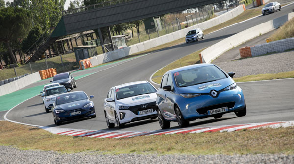 EVs on test on Circuit de Barcelona, Catalunya