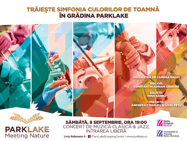 Trăiește simfonia culorilor de toamnă în Grădina ParkLake: Concert al Orchestrei de Cameră Radio