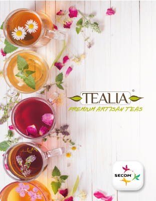 Secom® își extinde portofoliul cu o nouă categorie de produse, aducând în România brandul premium de ceaiuri TEALIA®