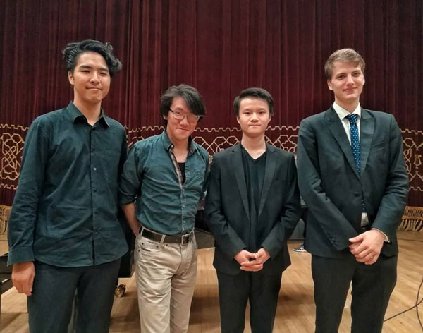 Premieră la Concursul Enescu 2018: patru tineri muzicieni intră în Finala Secțiunii de Violoncel – un francez, un japonez, un chinez și un estonian