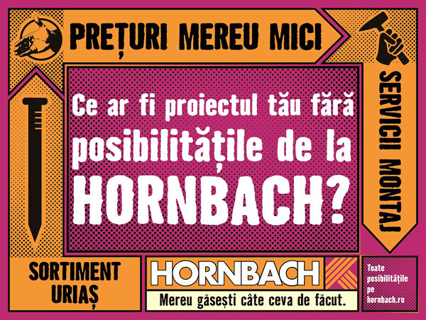 Noua campanie publicitară HORNBACH deschide o lume a posibilităților