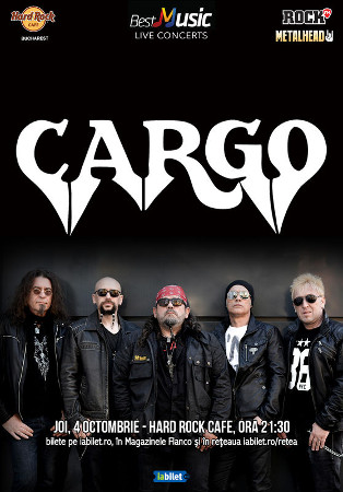 Concert Cargo la Hard Rock Cafe