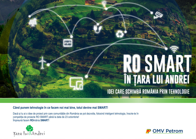 OMV Petrom lansează competiția națională de proiecte RO SMART în Țara lui Andrei