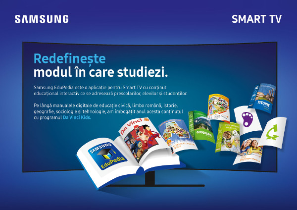 Samsung EduPedia™ aduce noi emisiuni interactive pentru copii în aplicație, prin parteneriatul cu Da Vinci Kids