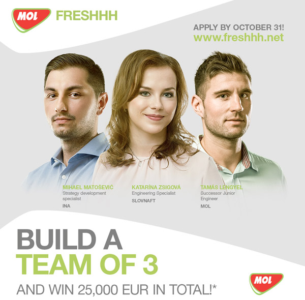 Grupul MOL invită tinerii studenți să se înscrie în programul Freshhh