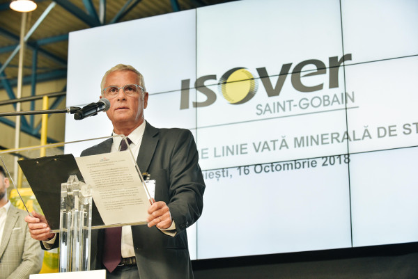 Saint-Gobain reia producţia la linia de vată minerală din fibră de sticlă de la fabrica Isover din Ploiești