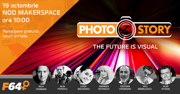 F64 anunță cea de-a doua ediție a evenimentului Photo Story – The Future is Visual