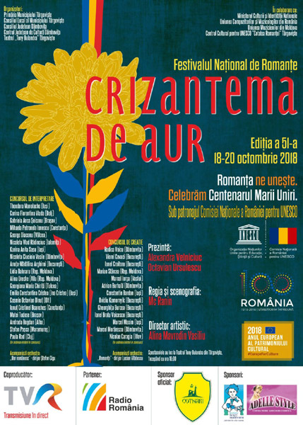 poster Crizantema de aur 2018