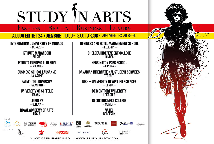 STUDY IN ARTS, business meets arts la cea de-a doua ediție a singurului târg educațional specializat din România