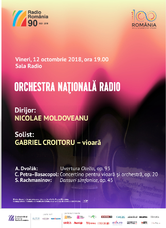 Gabriel Croitoru va cânta pe vioara lui George Enescu, la Sala Radio