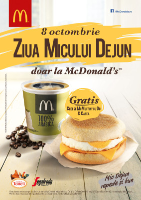 Ziua Micului Dejun, prilej de sărbătoare la McDonald’s