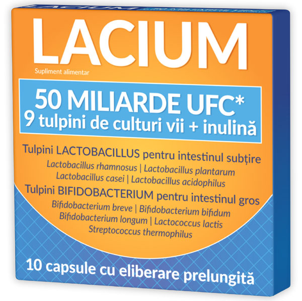 Restaurează echilibrul microflorei intestinale cu Lacium