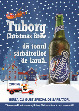 Tuborg lansează ediția limitată Tuborg Christmas Brew, o bere cu tradiție de 18 ani în România