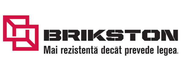 Brikston, logo cu slogan
