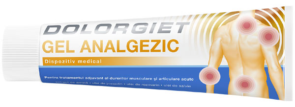 Dolorgiet® Gel Analgezic – Pentru tratamentul durerilor musculare sau articulare acute