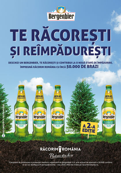 Încă 50.000 de brazi în pădurile României, plantați de Bergenbier și prietenii, într-o campanie semnată de Friends \ TBWA \ Bucharest