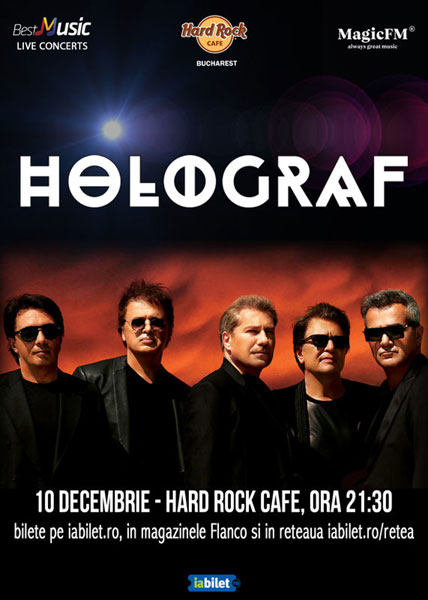Holograf – special exclusive show – Hard Rock Cafe