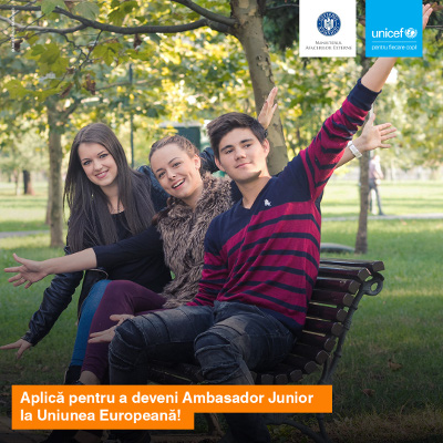 MAE și UNICEF în România lansează proiectul “Ambasador Junior la Uniunea Europeană”