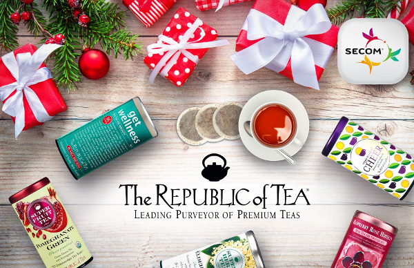 Brandul de ceaiuri premium The Republic of Tea a intrat în portofoliul Secom®