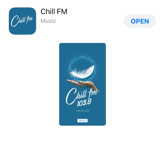 Chill FM – 103,8 e disponibil acum și în aplicațiile pentru smartphone