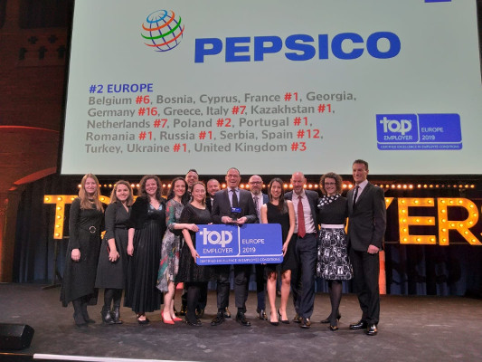 PepsiCo este angajatorul de top numărul 1 în România pentru al doilea an consecutiv