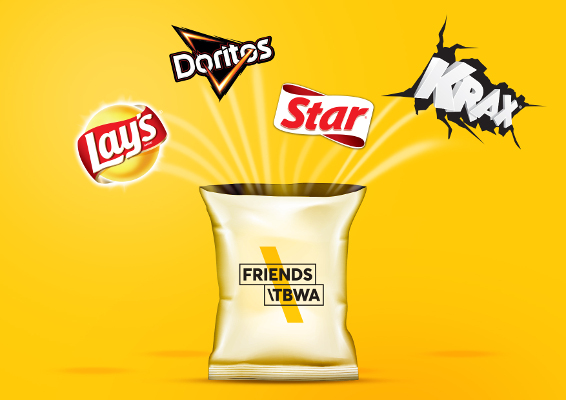 Friends\TBWA se alătură PepsiCo în comunicarea portofoliului de snacks  (Lay’s, Doritos, Star & Krax)
