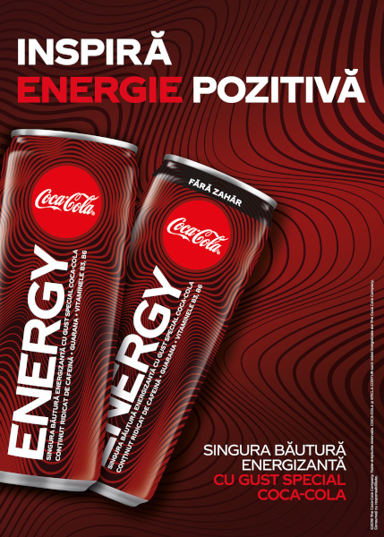 Coca-Cola România anunță lansarea Coca-Cola Energy