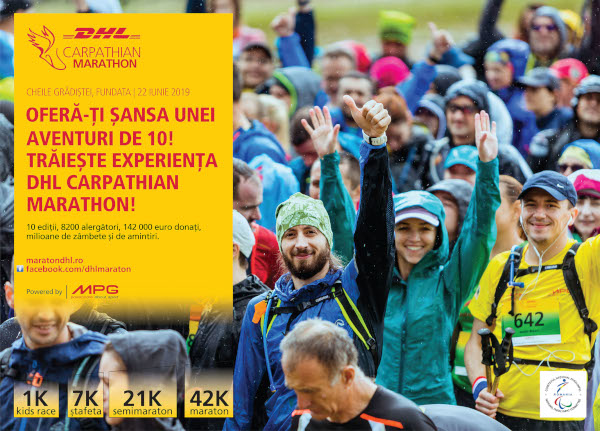 DHL Carpathian Marathon powered by MPG continuă să lupte pentru visurile sportivilor paralimpici români