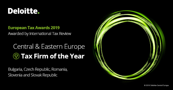 Deloitte, desemnată Firma de Consultanță Fiscală a Anului în Europa Centrală și de Est în cadrul Europen Tax Awards 2019