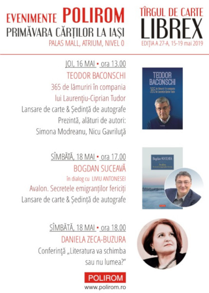 Editura Polirom la Tirgul de Carte Librex Iasi 2019