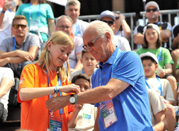 Franz Beckenbauer, ambasadorul global al Programului Fotbal pentru Prietenie