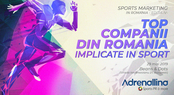 Se lanseaza editia 2 a studiului TOP Companii din Romania implicate in sport