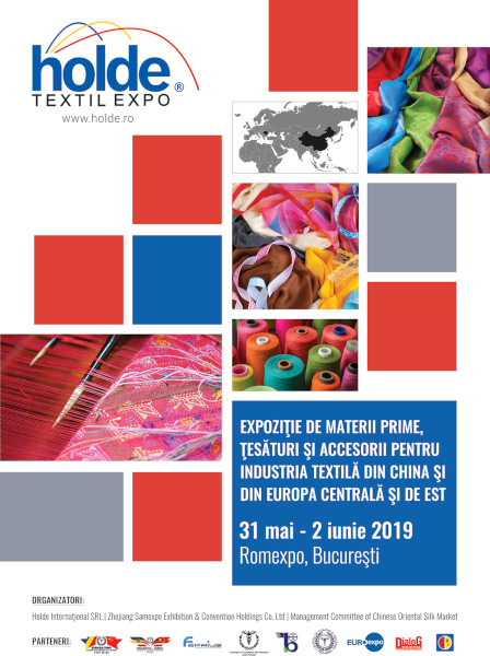 HOLDE TEXTIL EXPO, prima expoziție internațională de textile