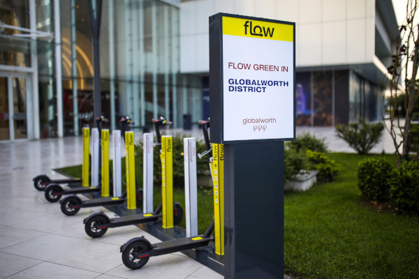 Angajații din clădirile Globalworth beneficiază de o nouă variantă de transport eco