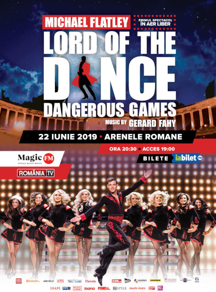 Dansatorii Lord Of The Dance sărbătoresc 10 ani de spectacole în România, într-o reprezentație specială, pe 22 iunie, la Arenele Romane