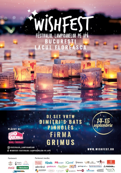 WishFest, primul festival dedicat lampioanelor pe apă, între 14 – 15 septembrie, în București