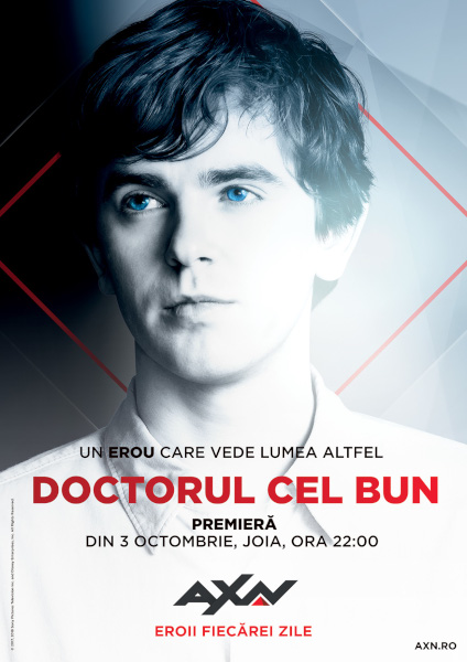 Drama medicală “Doctorul cel bun” (The Good Doctor), cu Freddie Highmore în rol principal, din 3 octombrie, la AXN