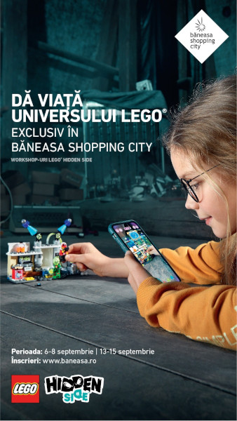 Primul joc LEGO® cu Realitate Augmentată se lansează în exclusivitate în Băneasa Shopping City