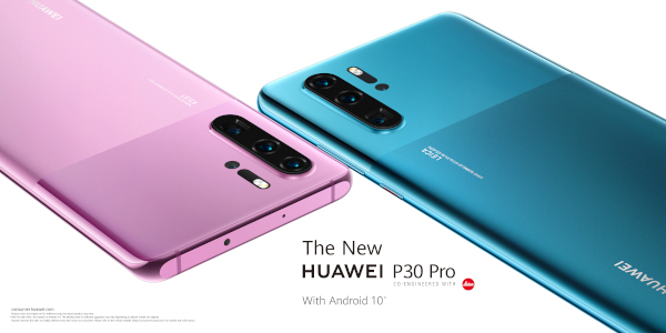 Seria HUAWEI P30 redefinește estetica smartphone-ului prin design și culori moderne